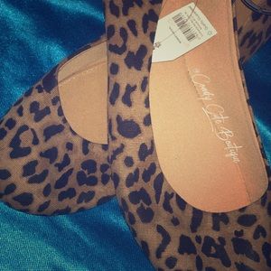 Leopard Print Flats